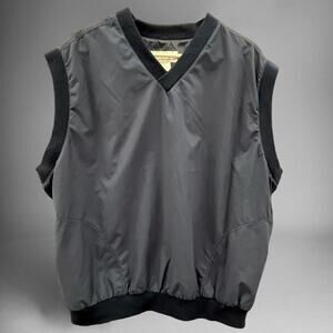 Vintage Sahara Vest Performance Pockets Windbreaker Grandpa Preppy Academia XL